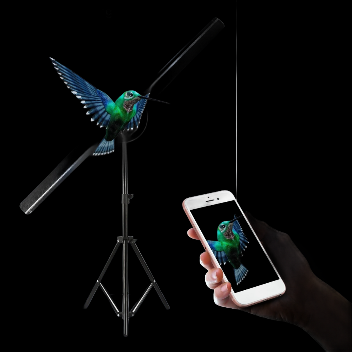 Dual Blade 3D Hologram Fan (Get 40% Off On This Model)